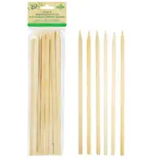 200 x Flat Bamboo Skewers Catering BBQ Party Meats Grill Food Kebab Sticks 30cm
