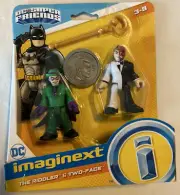 Imaginext DC Super Friends The Riddler & Two-Face Batman Series 2 Face New