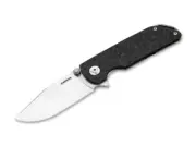 Boker Solingen Sherman Folding Knife, 2.5" MagnaCut Blade, Carbon Fiber Scales