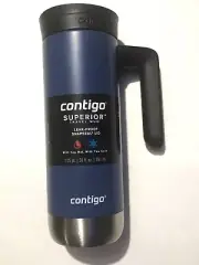 Contigo 20 oz. Superior 2.0 SnapSeal Lid Stainless Steel Travel Mug with Handle