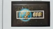 HUNGARY–1962- JOHN GLENN - MNH IMPERFORATE SHEET
