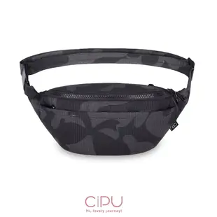 CiPU喜舖 Airy空氣腰包(ECO黑迷彩) 隨身包/斜背包/輕量包/工作腰包/大容量/通勤包/旅行包/出遊/貼身包