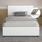 ALFORDSON Bed Frame Gas Lift Storage King Single