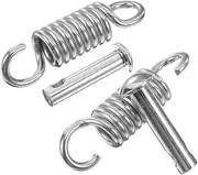 BCOATH 2 Sets Hammock Chair Hanging Kit with Pin Carabiner Hook Heavy Duty Swing Spring Extension Springs for Swinging Chair Hammock Outdoor Indoor Hanging Kit