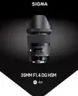 SIGMA 35mm F1.4 DG HSM | A, FOR SONY E