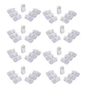 Cat6 RJ45 Ethernet Connectors, 8P8C Passes Through Ends for Networking 24-26AWG