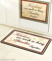 Country Kitchen Bring Families Together Kitchen Rug Mat Accent Decor