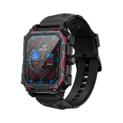 LOKMAT OCEAN MAX 1.96 inch HD Screen bluetooth Call Heart Rate Blood Pressure SpO2 Monitor Sleep Monitoring Multi-sport