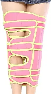 [Generic] Adjustable O/X Type Legs Correction Band Bowed Legs Knee Valgum Straightening Posture Corrector Beauty Leg Straightening Bandage for Adults Kids (Color : Pink, Size : Medium)