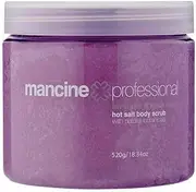 Mancine Hot Salt BODY SCRUB Sea Salts Exfoliate LAVENDER & WITCH HAZEL - 520g (P8976)