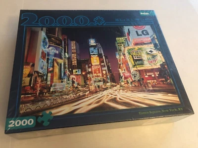 Buffalo Games - Times Square - 2000 Piece Jigsaw Puzzle (New/Sealed)
