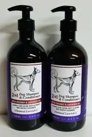 2-Pack Oatmeal & Lavender 2-in-1 Dog Shampoo & Conditioner 21.5 fl oz Each