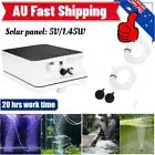 Solar Powered Waterproof Aquarium Oxygenator Aerator Water Air Pump Oxygen