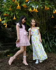 [Belle & Bloom] Sunset Sakura Maxi Dress - Sakura Orchard