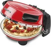 [G3 Ferrari] G10032 1200 W Black Red Pizza and Oven Maker – Pizza Oven (1 Pizza(s), 31 cm, 480 °C, Black, Red, Stone, 1200 W)
