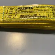 Mazzella EE1-902 Polyester Web Sling Eye-and-Eye Yellow 1 Ply 11’ Length 2" Wide