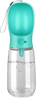CHANCCI Dog Water Bottle, Leakproof Portable Water Dispenser with Drinking Feeder for Outdoor Walking Hiking Camping, Pet Water Drinking Bowl for Cat Puppy -18oz/550ml,Green