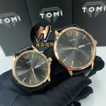 H精品服飾💎德國🇩🇪TOMI 特米 經典素面 北歐簡約風 對錶 玫瑰金 皮錶帶 腕錶✅正品代購