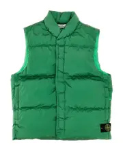 Stone Island Junior Logo-Patch Quilted Padded Gilet 8Y,6Y,14Y,12Y,10Y green