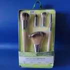 EcoTools DAILY ESSENTIAL TOTAL FACE KIT: ANGLED BRUSH BASE BUFFER SPOOLIE MAKEUP