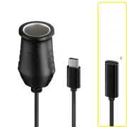 NEW USB Type C To Car Cigarette Lighter Socket Converter Adapter Plug PD charger
