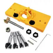 Boring Hole Drill Guide Dowel Jig Hinge Hole Opener Woodworking 15-35mm Tool