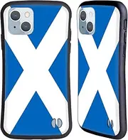 Head Case Designs Scotland Scottish h-Alba Country Flags Hybrid Case Compatible With Apple iPhone 14