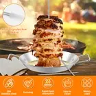 BBQ Vertical Skewer Stainless Steel Vertical Barbecue Stand with 3 .t