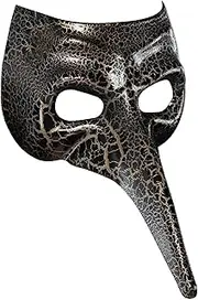 Venetian Raven Mask,Black