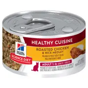 Hills Adult 1+ Healthy Cuisine Wet Cat Food Chicken & Rice Medley 24 x 79g
