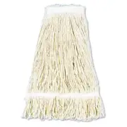 Boardwalk 424CEA Pro Loop Web/tailband Wet Mop Head, Cotton, 24oz, White