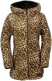 Volcom Butter Sherpa Jacket Cheetah L