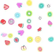 Vaguelly 5000pcs Fruit Slice Nail Stickers for DIY Nail Art Colorful Fruit Decals Multi Use Craft Accessories