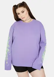 [NGOrder] Curve Dragon Crewneck Sweatshirt