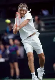 Andre Agassi USA at the Wimbledon Lawn Tennis Championships at the- Old Photo 6