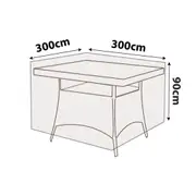 Outdoor Square Table Cover - 300cm