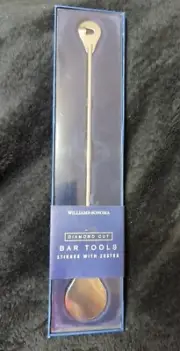 Williams-Sonoma Diamond Cut Bar Tools STIRRER WITH ZESTER 2003