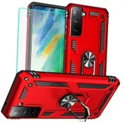 for Galaxy S21 FE 5G Case, Samsung Galaxy S21 FE 5G Samsung S21 FE Case Red