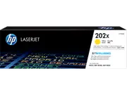 HP 202X High Yield Yellow Original LaserJet Toner Cartridge