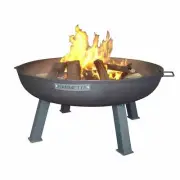 Fiammetta 100cm XL Rustic Euro Fire Pit Firepit Cast Iron Outdoor FREE PICK UP