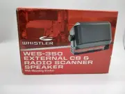 Whistler WES-350 External CB and Radio Speaker with Mounting Bracket