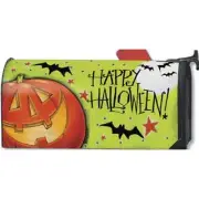 Magnet Works Great Big Pumpkin Halloween Mailwrap - Magnetic Mailbox Cover