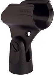Shure A25D Microphone Clip - Break Resistant Stand Adapter for Handheld Wired Mics with ¾ inch Barrel Diameter