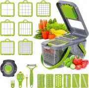 Vegetable Chopper, Multifunctional Food Chopper, Professional Onion Chop, 22 pcs