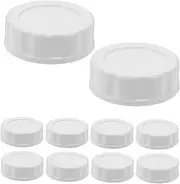 BESTOYARD Breast Milk Storage Container Lids 10 Pack Leakproof Wide Mouth Fits Milk Jars