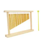 20-Tone Table Bar Chimes 20 Bars -row Musical W/Stand Stick J4O4