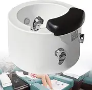 Portable Foot Spa Bathtub, Massage Footbath, Adjustable Foot Pedal, LED Colorful Lights, Adjust Hot and Cold Water, Deep Foot Bath Spa Can Automatically Drain for Relaxation and Foot Care