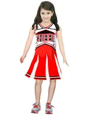 Girls Cheerleader Dress Costume