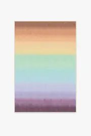 120' x 185' | Machine Washable Runner Rug | Kid & Pet Friendly | Indoor Rug | Spectrum Rainbow Rug | Ruggable