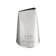 Mondo Stainless Steel #125 Large Flower Petal Piping Tip Icing Cake Nozzle SLV